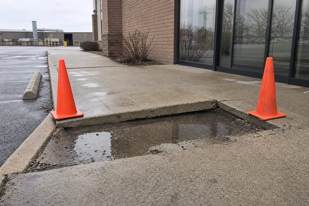 Commercial Sidewalk Repair photo