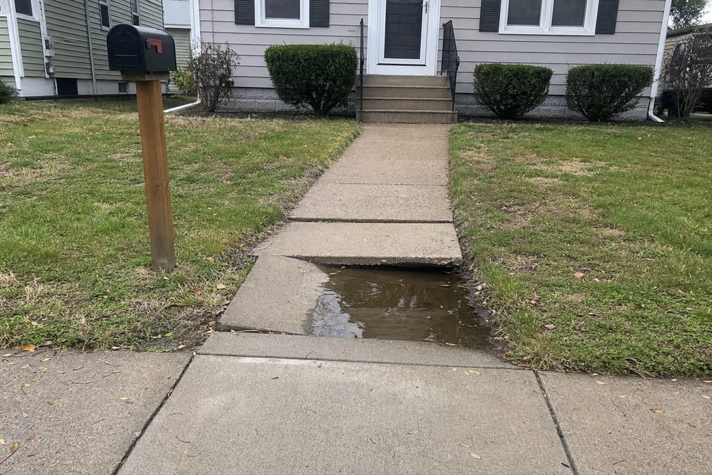 Sidewalk Lifting photo